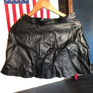 American eagle outfitters pleather skirt